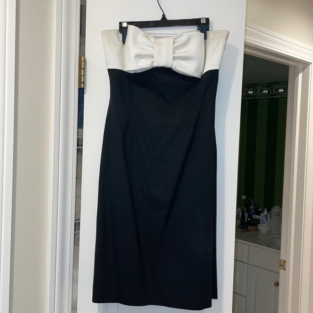 White House | Black Market Strapless Dress